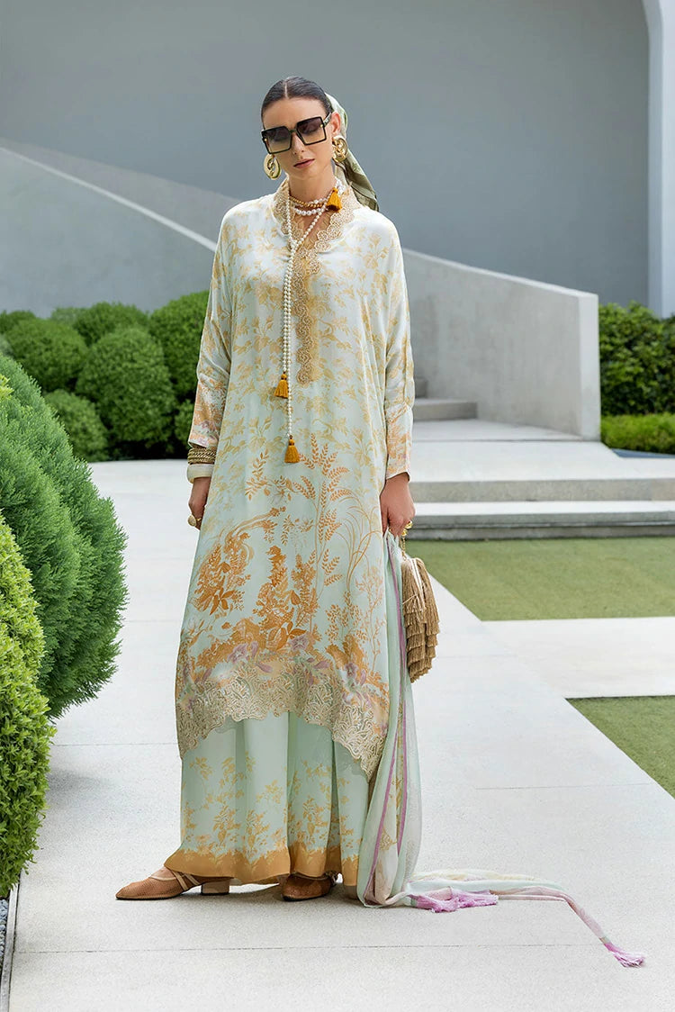 Sobia Nazir - Pure Silk Unstitched Collection - Design 08 - Unstitched