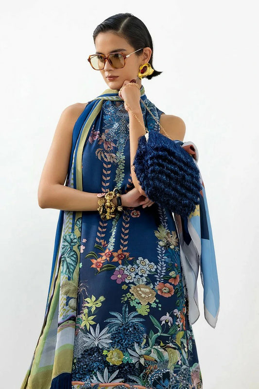 Sobia Nazir - Pure Silk Unstitched Collection - Design 09 - Unstitched