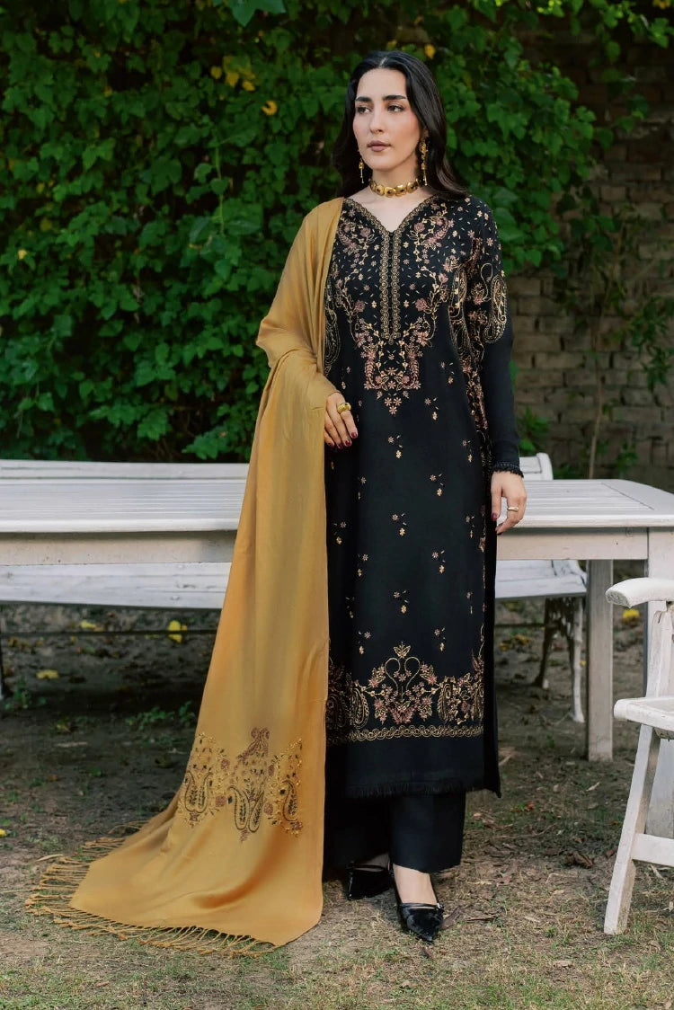 Nureh - Exclusive Embroidered Peach Leather Collection Vol 4 - NE-295 - Unstitched
