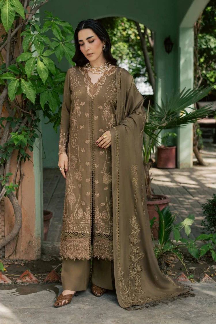 Nureh - Exclusive Embroidered Peach Leather Collection Vol 4 - NE-297 - Unstitched