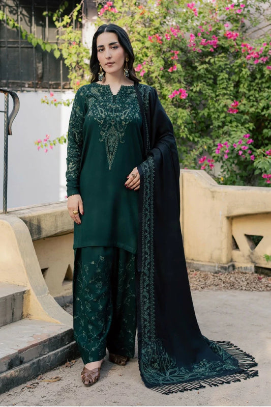 Nureh - Exclusive Embroidered Peach Leather Collection Vol 4 - NE-299 - Unstitched