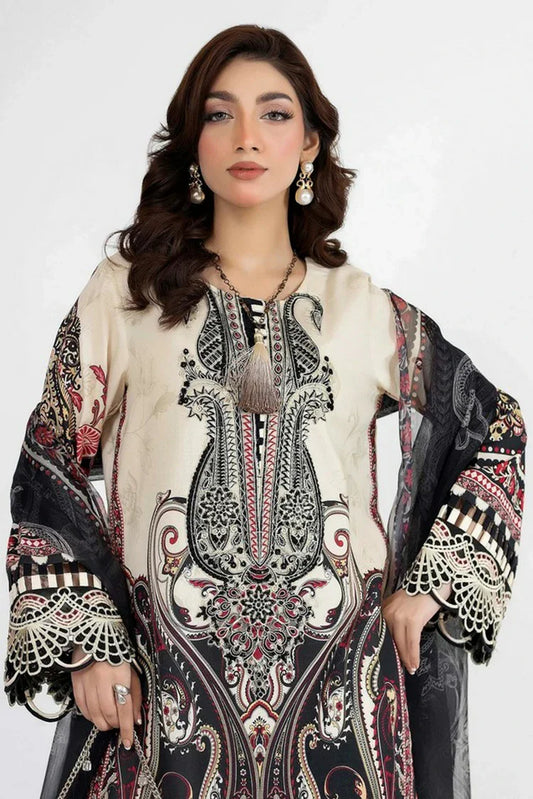 Adans Libas - Ethnic Prints - Design 01 - Unstitched