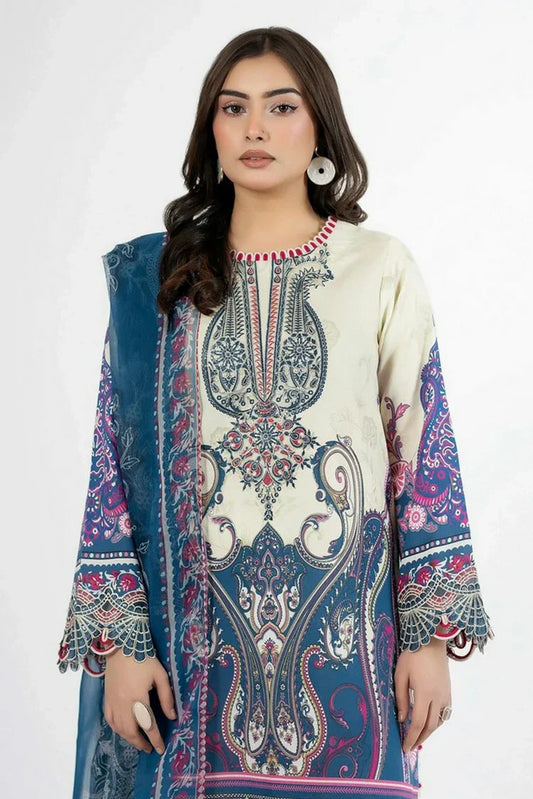 Adans Libas - Ethnic Prints - Design 07 - Unstitched