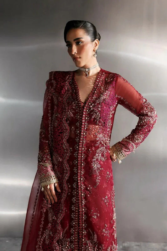 Zarposh - Seraphine Wedding Collection - ZP-08-GARNET - Unstitched