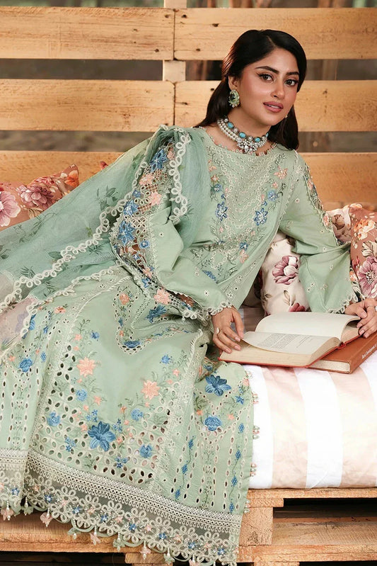Sardinia - Tales of Petals Luxury Lawn Collection - 02-SUMMER SAGE - Unstitched