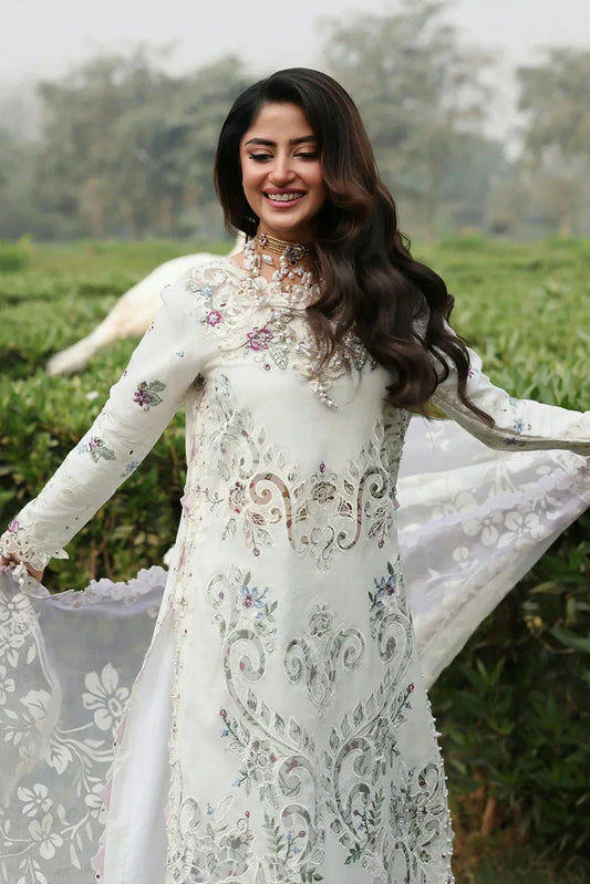 Sardinia - Tales of Petals Luxury Lawn Collection - 4A-CLOUD WHISPER - Unstitched