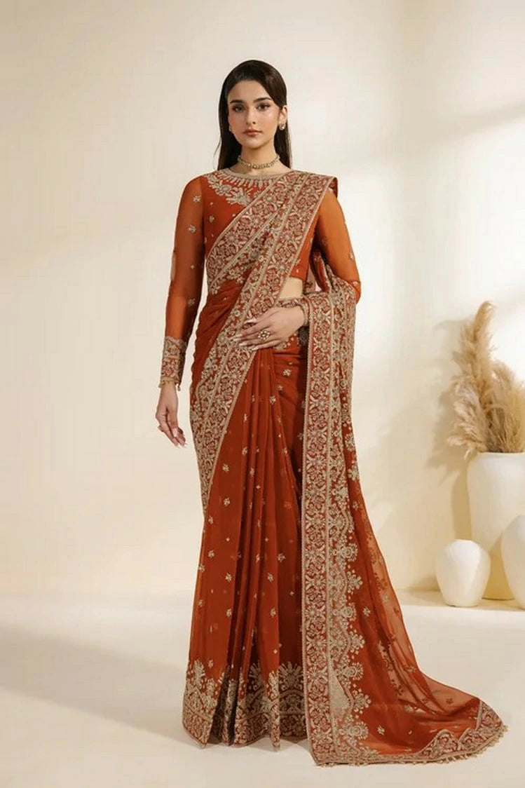 Zarif - Meraki Chiffon Edit - ZR-MEK-07 SAWAN - Unstitched