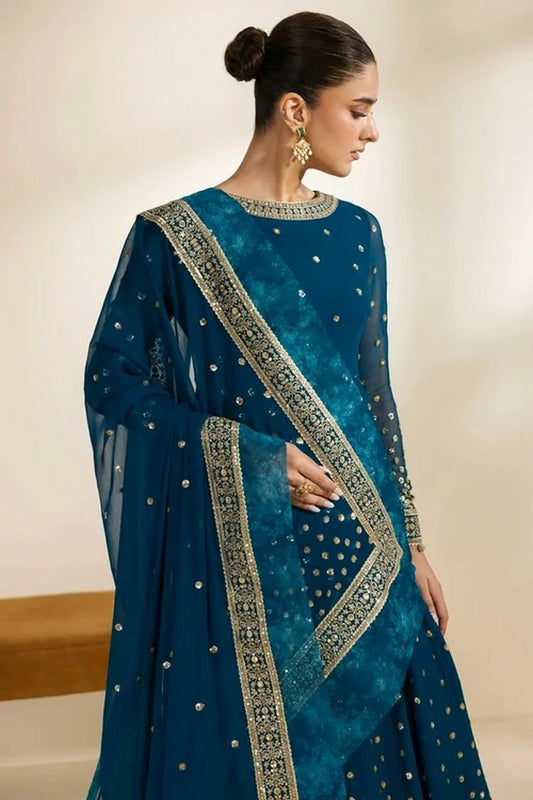 Zarif - Meraki Chiffon Edit - ZR-MEK-08 ZENIA - Unstitched