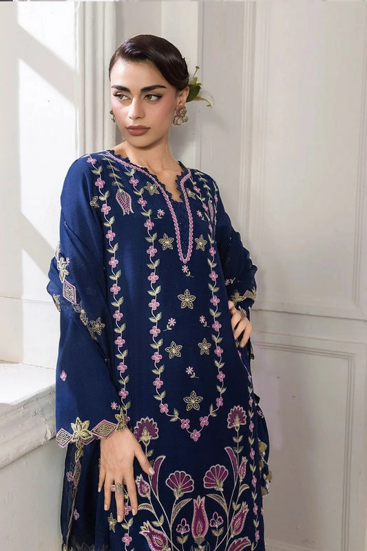 Rang Rasiya - Lumeire Silk - 06-Azul - Unstitched