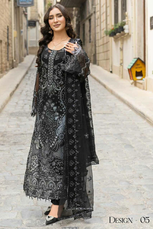 Janique - JJ Embellish Luxury Chiffon Collection - Design-05 - Unstitched