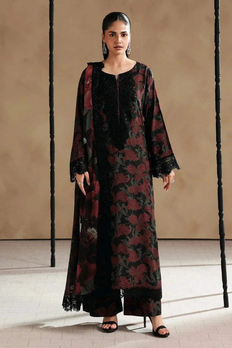 Ramsha - Naqsh Embroidered Rawsilk Collection Vol 2 - RS-208 - Unstitched