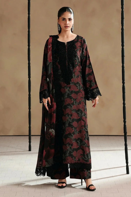 Ramsha - Naqsh Embroidered Rawsilk Collection Vol 2 - RS-208 - Unstitched