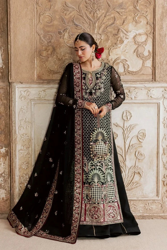 Rang Rasiya - Chatoyer Wedding Formals - D-05-Noir - Unstitched