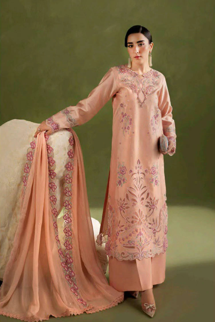 Rajbari - Silah Premium Silk Edit - 01-Poise - Unstitched