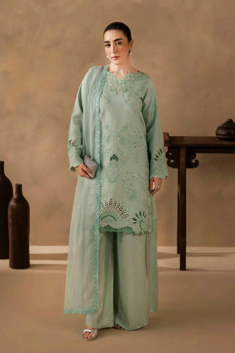 Rajbari - Silah Premium Silk Edit - 04-Celeste - Unstitched