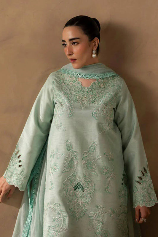 Rajbari - Silah Premium Silk Edit - 04-Celeste - Unstitched