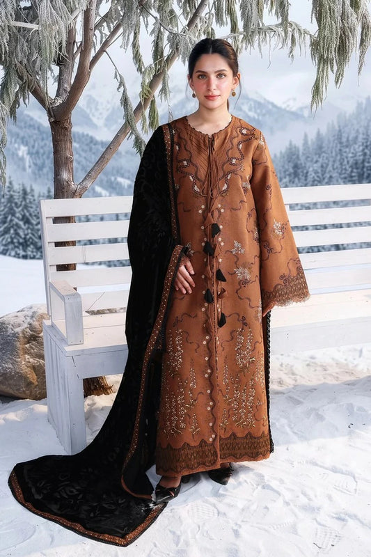 Rang Rasiya - Winter Carnation Collection - 01-Ember - Unstitched