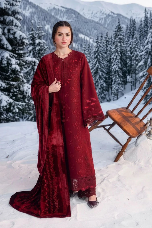 Rang Rasiya - Winter Carnation Collection - 11-Ruby Frost - Unstitched