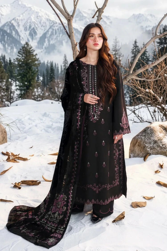 Rang Rasiya - Winter Carnation Collection - 07-Onyx - Unstitched