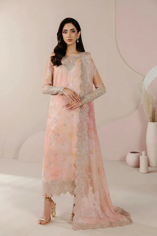 Zarif - Roselle Printed & Embroidered Formals - ZR-RPE-02 FLORE - Unstitched