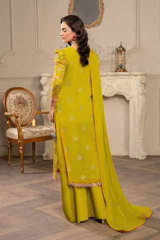 Hemstitch - Chiffon Luxury Collection - Parrot Green - Stitched