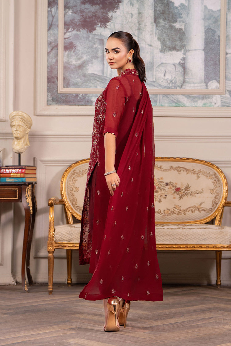 Picture of Hemstitch - Chiffon Luxury Collection - Melina - Stitched - Available at Raja Sahib