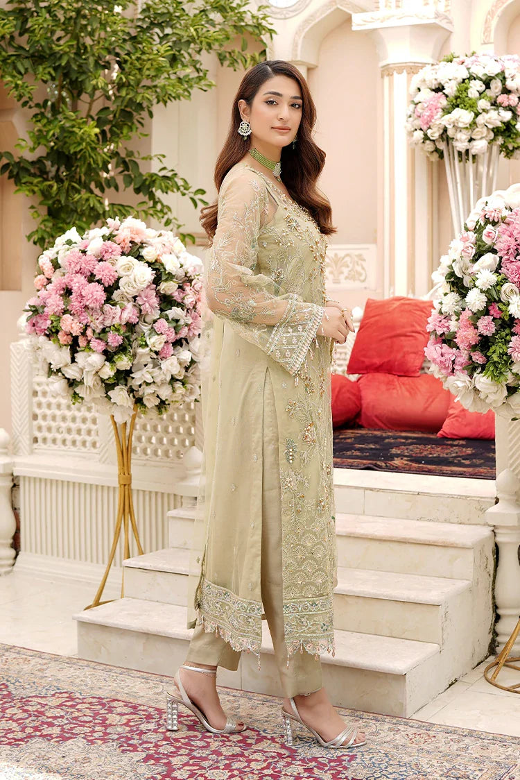 Picture of Ricamo - Dhanak 4 PC Unstitched Festive Collection - Cleo - Available at Raja Sahib