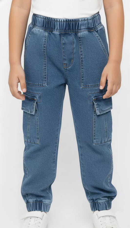 Peelu - Cargo Pants - Blue