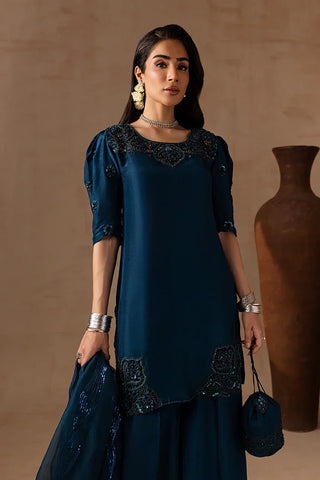 Picture of Maria Osama Khan - Noir Bliss - Royal Sapphire - Available at Raja Sahib