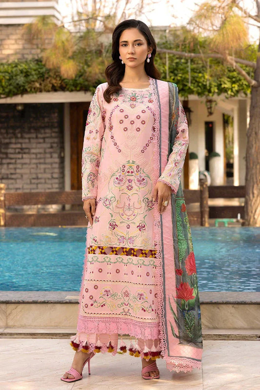 Picture of Tessa - Luxury Lawn - Rosewood Whisper - Available at Raja Sahib