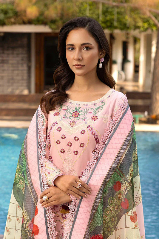 Picture of Tessa - Luxury Lawn - Rosewood Whisper - Available at Raja Sahib