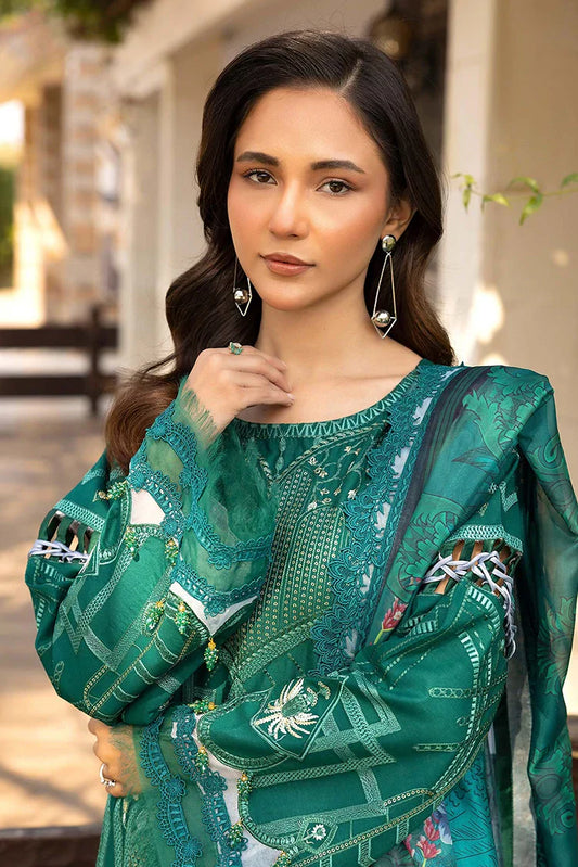 Picture of Tessa - Luxury Lawn - Emerald Veil - Available at Raja Sahib