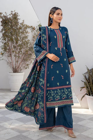 Picture of Threads & Weaves - Dhanak 3 PC Embroidered Collection - D23101 - Available at Raja Sahib