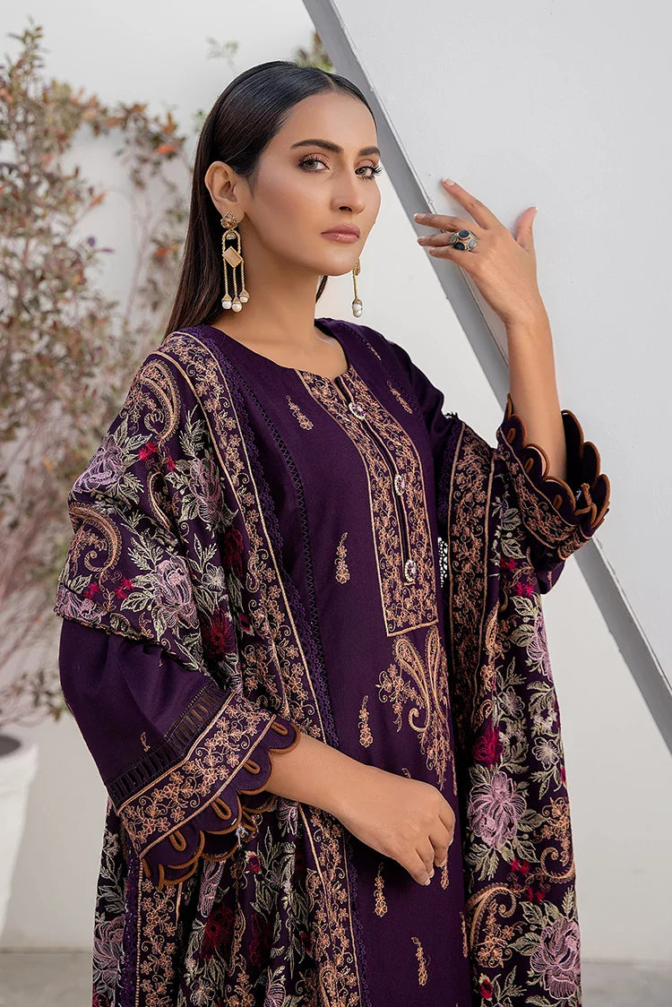 Picture of Threads & Weaves - Dhanak 3 PC Embroidered Collection - D23102 - Available at Raja Sahib