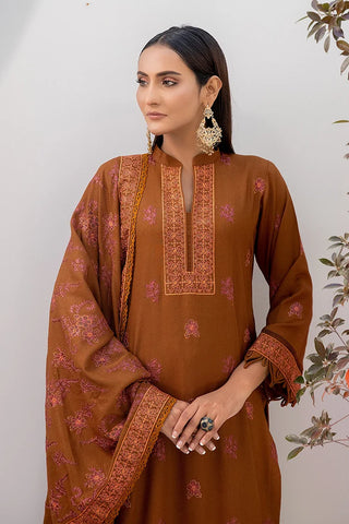 Picture of Threads & Weaves - Dhanak 3 PC Embroidered Collection - D23104 - Available at Raja Sahib