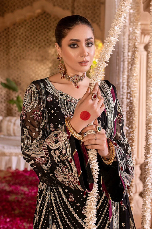 Eileen - Unstitched Luxury Chiffon - D7-Aliyah