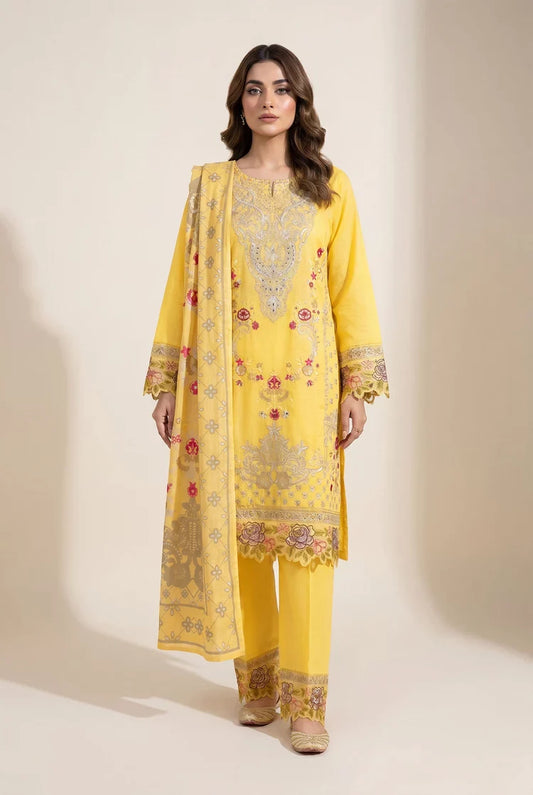 Kleren - Dastoor Embroidered Dobby - Stitched - D-03