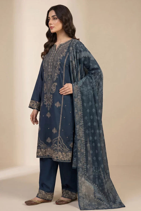 Kleren - Dastoor Embroidered Dobby - Stitched - D-06