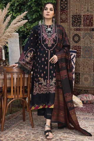 Humdum - Denara Woolen Shawl & Embroidered Edition - D01