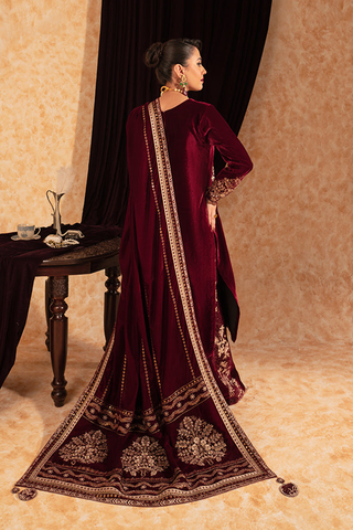 Picture of Velvet Deck Shawls - Duchess - Available at Raja Sahib