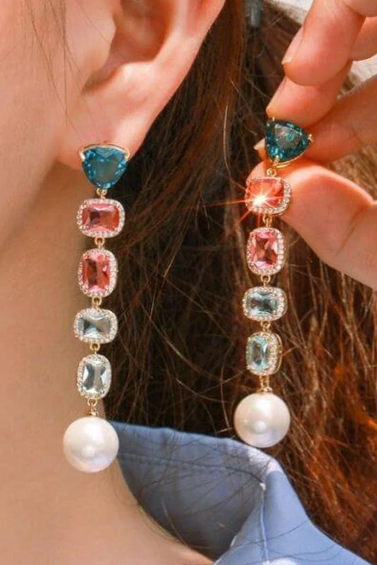 Blumoon - Long Drop Pearl - Earrings