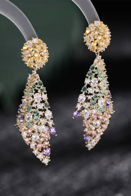 Blumoon - Geometric Multi Drop - Multi - Earrings