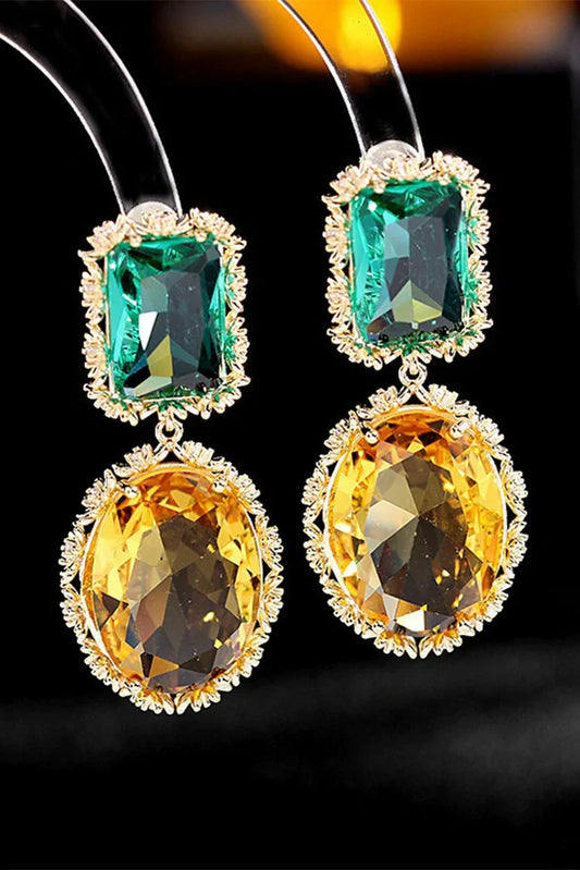 Blumoon - Long Dangle - Earrings - Yellow