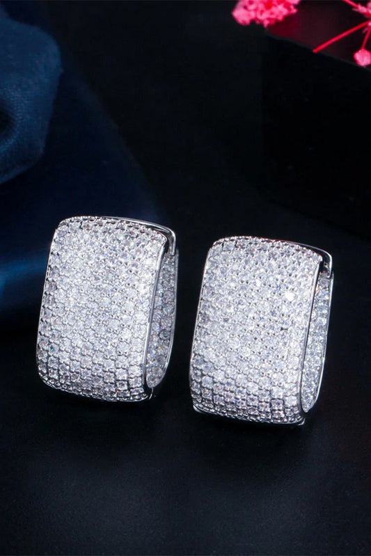 Blumoon - Hoop - Earrings - Silver