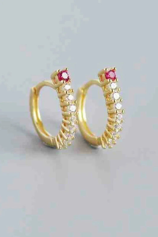 Blumoon - Sparkle Hoop - Earrings - Gold