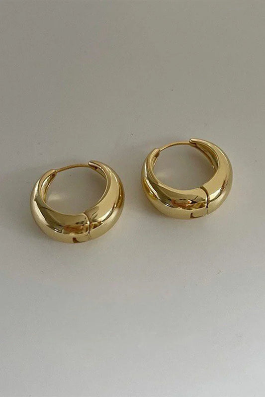 Blumoon -  Hoop - Earrings - Gold