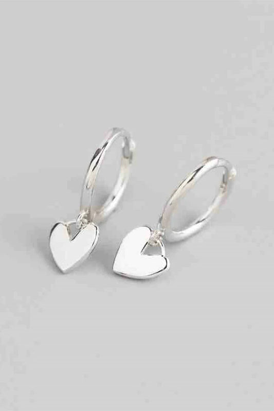 Blumoon - Haeart Hoops - Silver