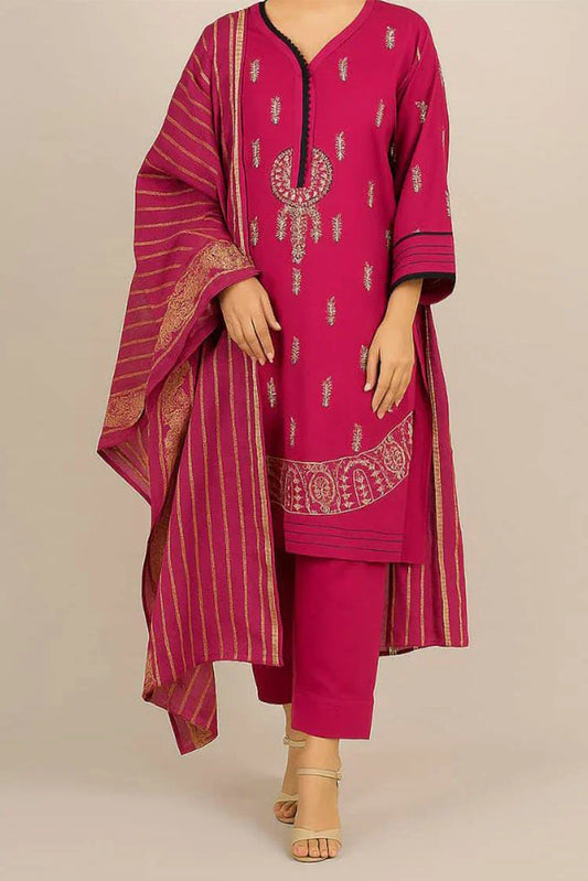6Teen - 3 Piece - Embroidered Lawn Suit