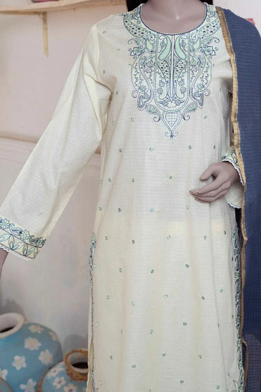 6Teen - 3 Piece - Embroidered Lawn Suit