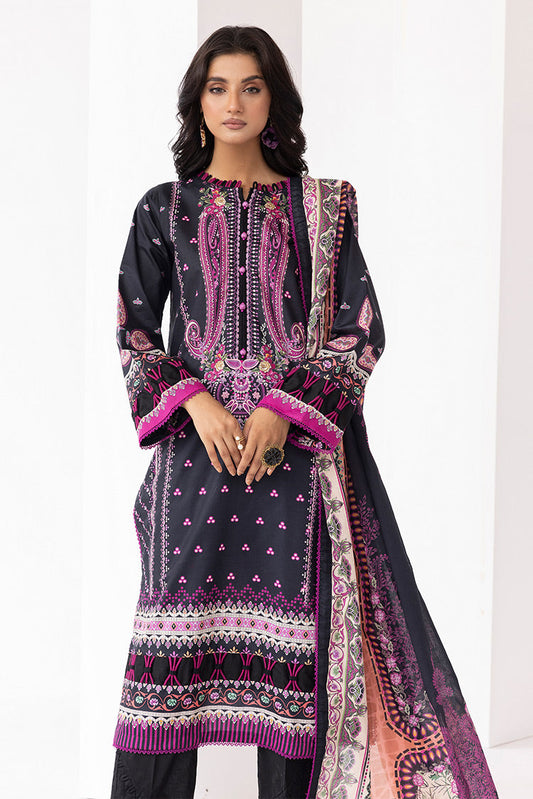 Ellena - 3-PC Unstitched Digital Printed Lawn Suit